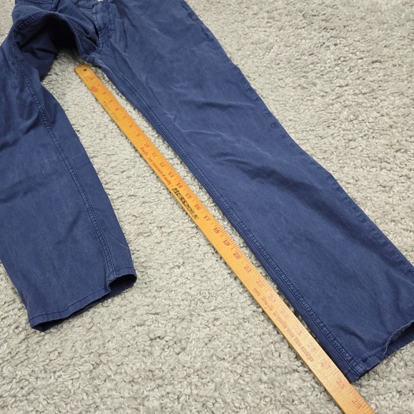 Peter Millar Mens Wayfare Pants Blue 30 (Fits 26x28) Straight Tencel Stretch - Picture 10 of 12